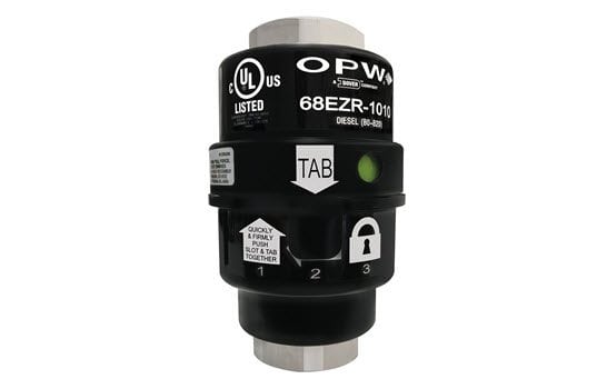 OPW 68EZR Reconnectable Breakaway Valve Now Available in 1”