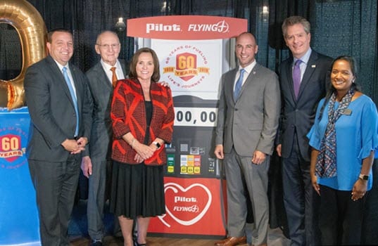 Pilot Flying J Announces $2 Million in Charitable Donations to Celebrate 60th Anniversary