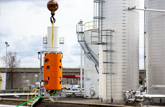 Robotic Inspection of In-Service Diesel Storage Tank a Success