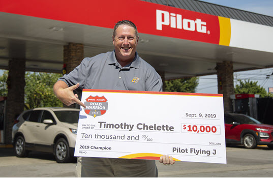 Pilot Flying J Announces $10,000 Grand Prize Winner of 2019 Road Warrior Contest