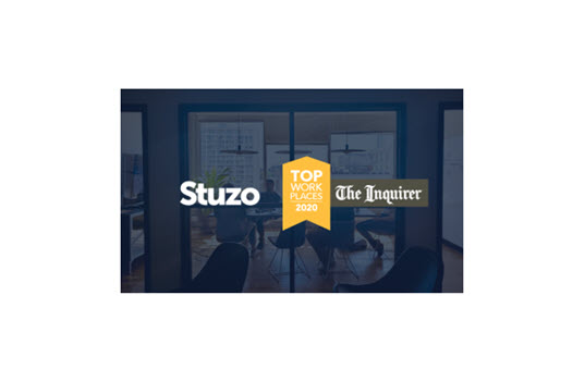 Stuzo Named Top Workplace 2020 by The Philadelphia Inquirer