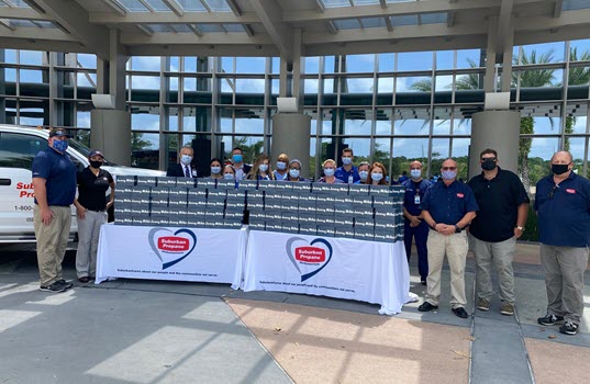 Suburban Propane Teams Up With Jersey Mike’s Subs to Deliver 750 Meals to AdventHealth Wesley Chapel