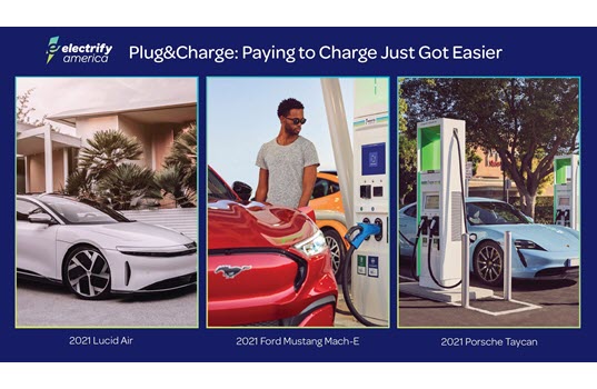 Electrify America Simplifies Charging with Plug&Charge Payment Technology