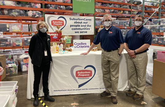 Suburban Propane Donation Supports Cradles to Crayons