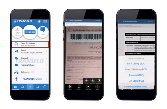 Transflo Improves Driver Experience and Simplifies Document Management with SaaS Offering