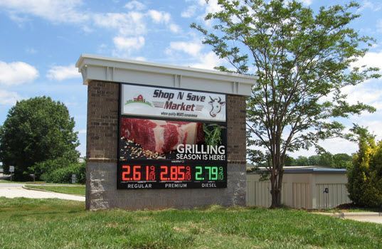 Shop N Save Market Selects Watchfire Signs