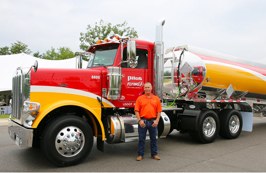 Pilot Company Surprises 40-Year Driver With Custom Peterbilt Truck