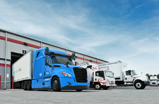 Ryder/Waymo Partnership for Autonomous Truck Maintenance