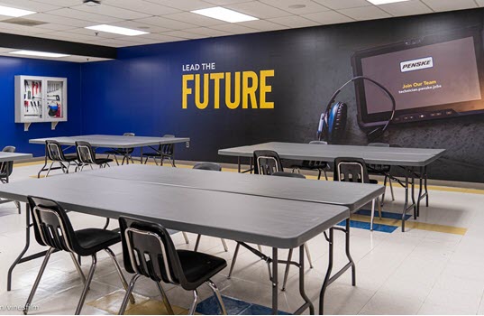 Penske Truck Leasing Dedicates Classroom at Lincoln Tech