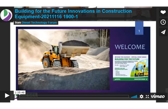 Advancements in Diesel Engines and Fuels Help Power the Construction Industry