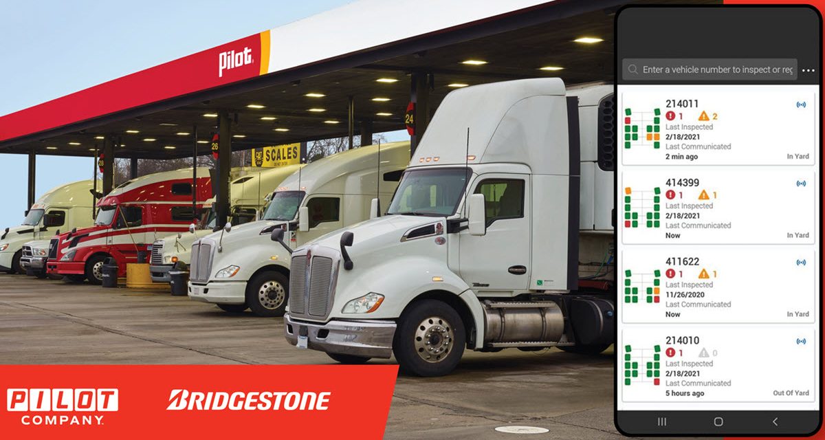 Pilot Company and Bridgestone Introduce Fleet Tire Monitoring and Service Network
