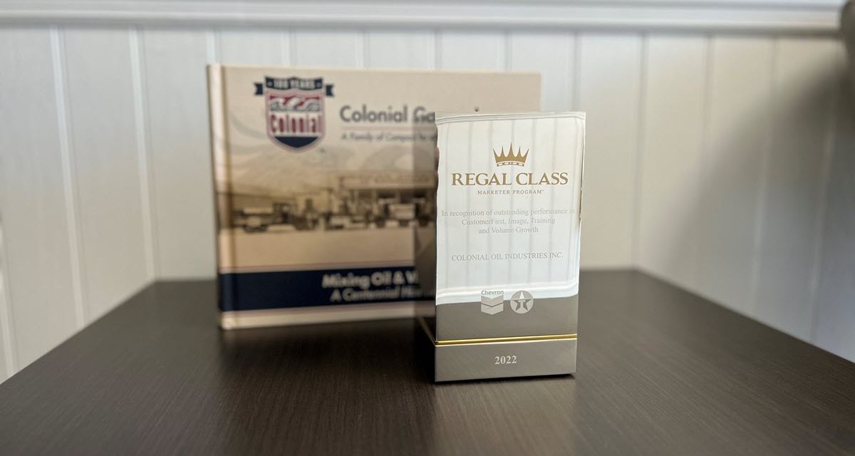 Colonial Oil Recognized by Chevron