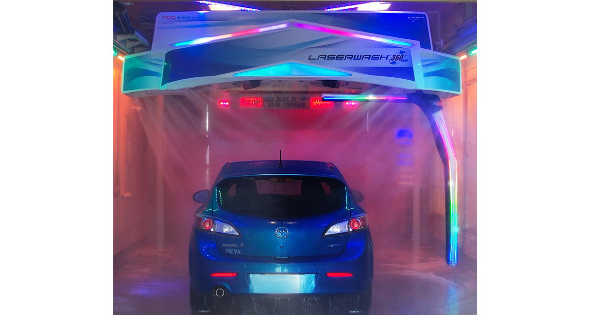 OPW Vehicle Wash Solutions Introduces LaserGlow Arch Option
