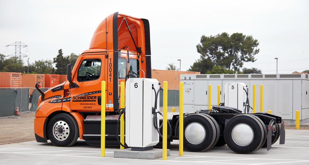 Schneider Opens Zero Emission Electric Charging Depot in Southern California