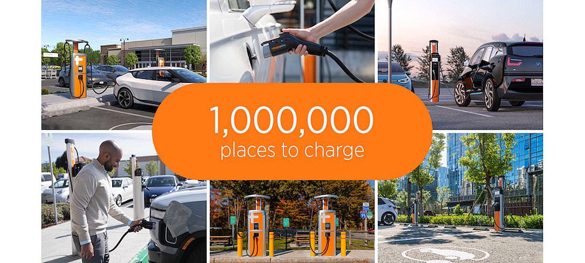 ChargePoint Reaches Over One Million EV Charging Sites